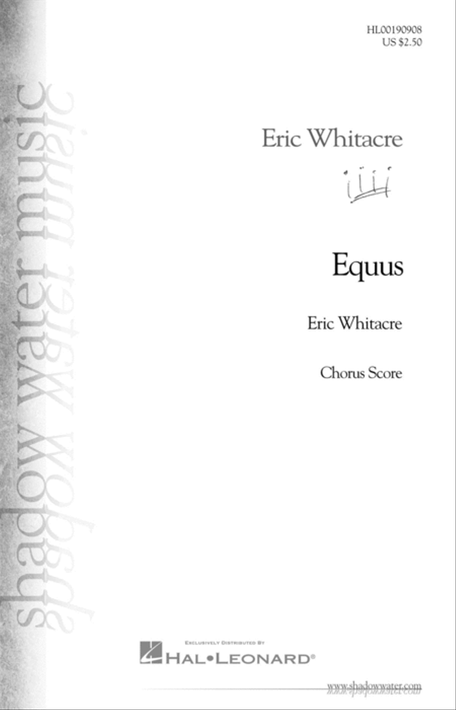 Equus – Opt. Choral Part for Band Work Divisi scores gallery preview page 1