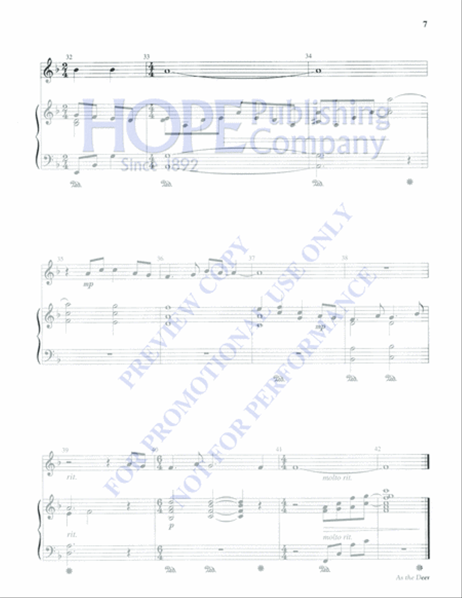 As the Deer Piano scores gallery preview page 7