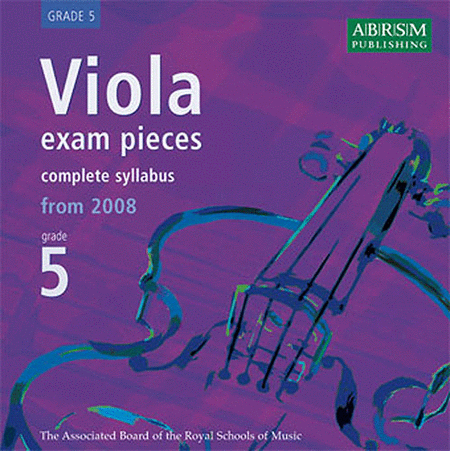 Viola Exam Pieces Recording Grade 5