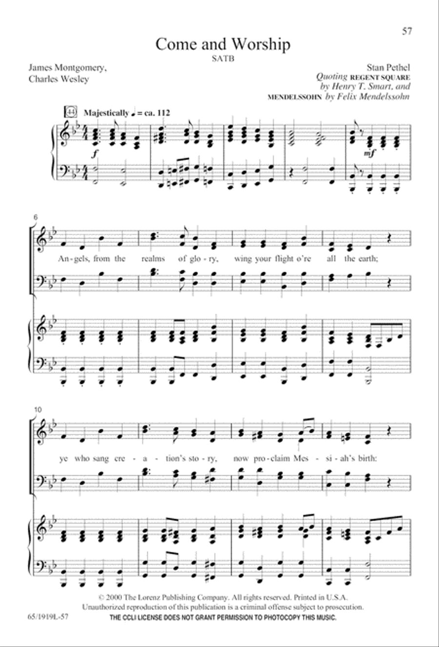 The Perfect Christmas 4-Part scores gallery preview page 59