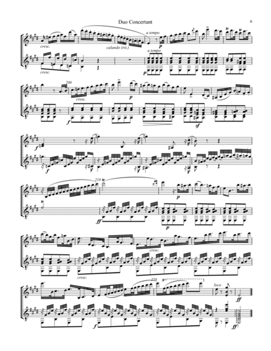 Duo Concertant, Op. 25, Rondeau (iv) for violin and guitar image number null