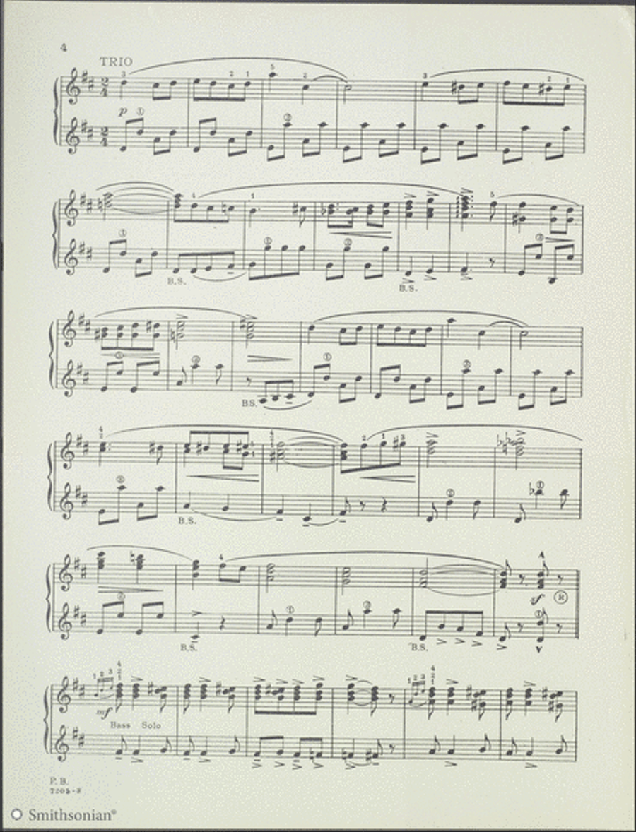 Blanche March Piano scores gallery preview page 4