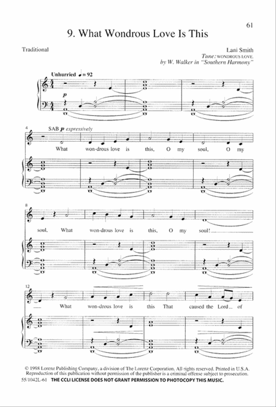 No Greater Love 3-Part scores gallery preview page 63