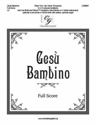 Book cover for Gesu Bambino - Full Score