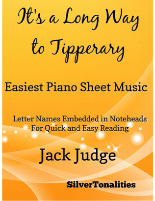 Book cover for It's a Long Way to Tipperary Easiest Piano Sheet Music