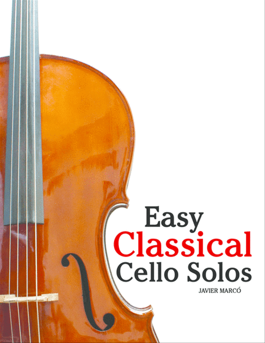 Book cover for Easy Classical Cello Solos