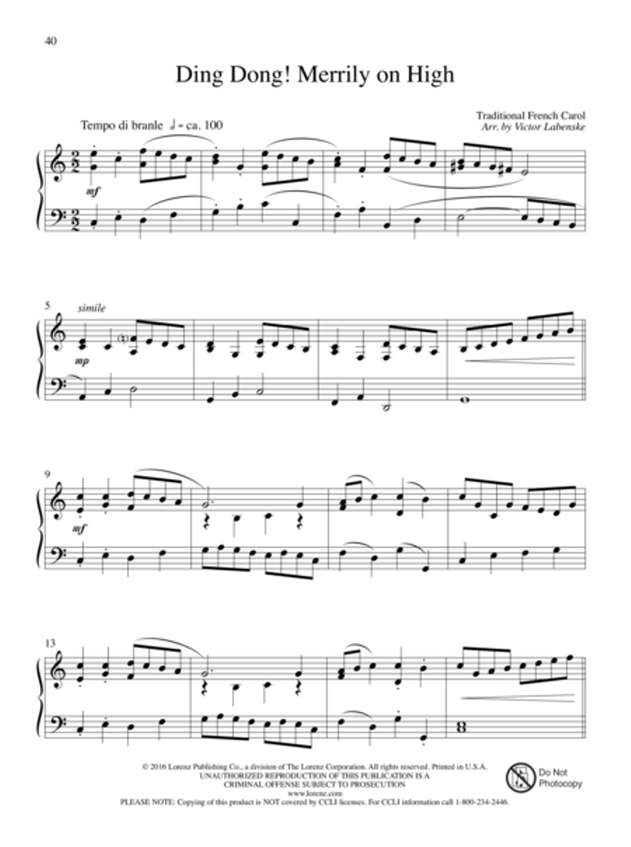 Christmas Impressions Piano Solo scores gallery preview page 22