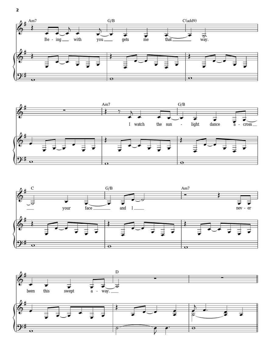 Breathe Breathe Piano, Vocal scores gallery preview page 2