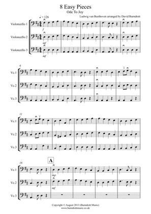 8 Easy Trios, for Cello