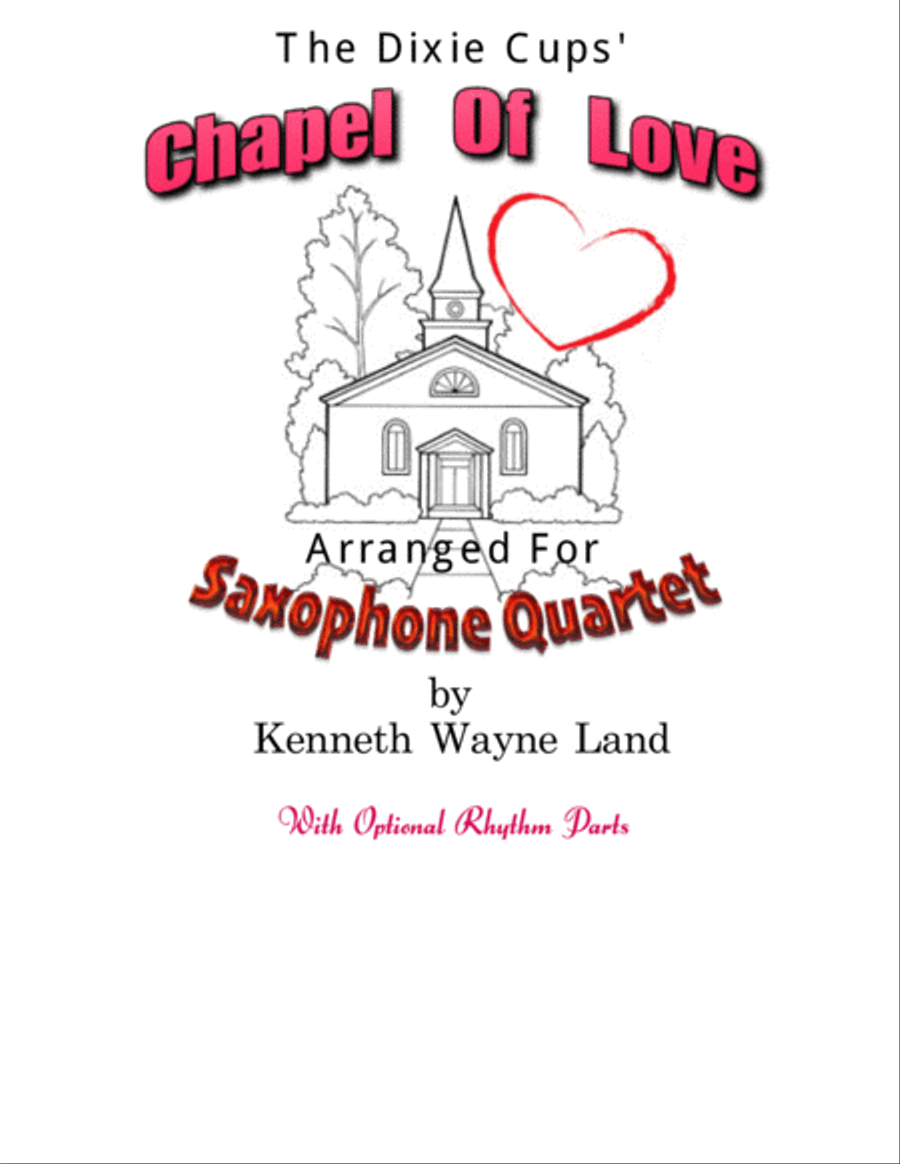 Chapel Of Love Saxophone Quartet scores gallery preview page 1