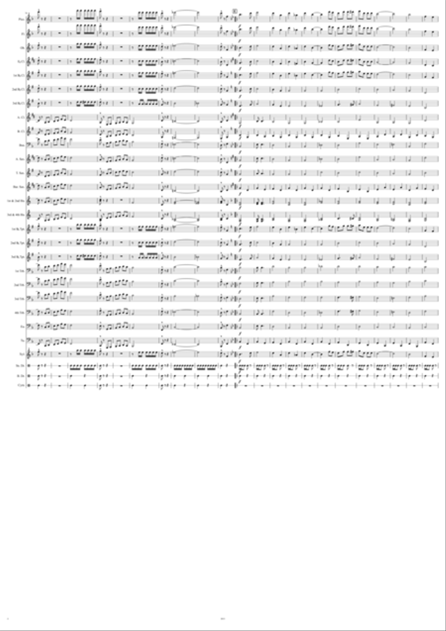 Governor Ann Richards March Concert Band scores gallery preview page 4