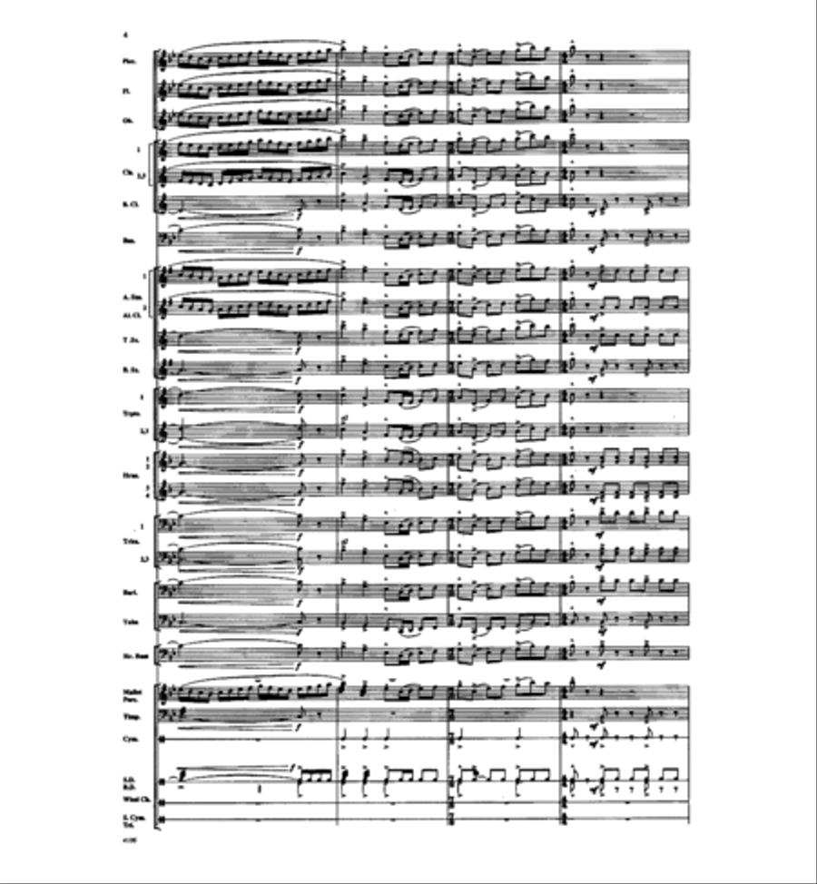 Of A Distant Star Concert Band scores gallery preview page 3