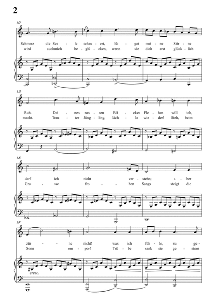 Schubert-Pflicht und Liebe in a minor,for Vocal and Piano