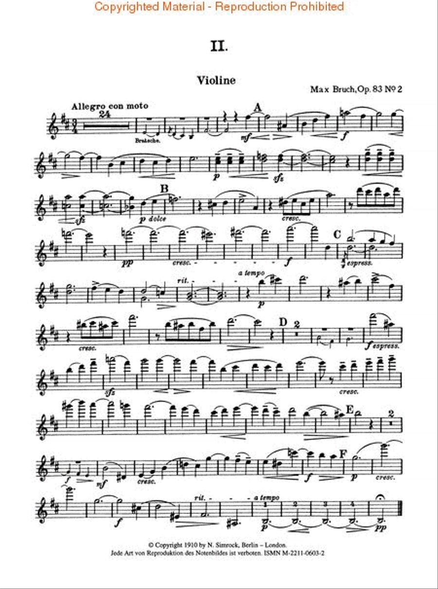Eight Pieces, Op. 83 Eight Pieces, Op. 83 Clarinet scores gallery preview page 3