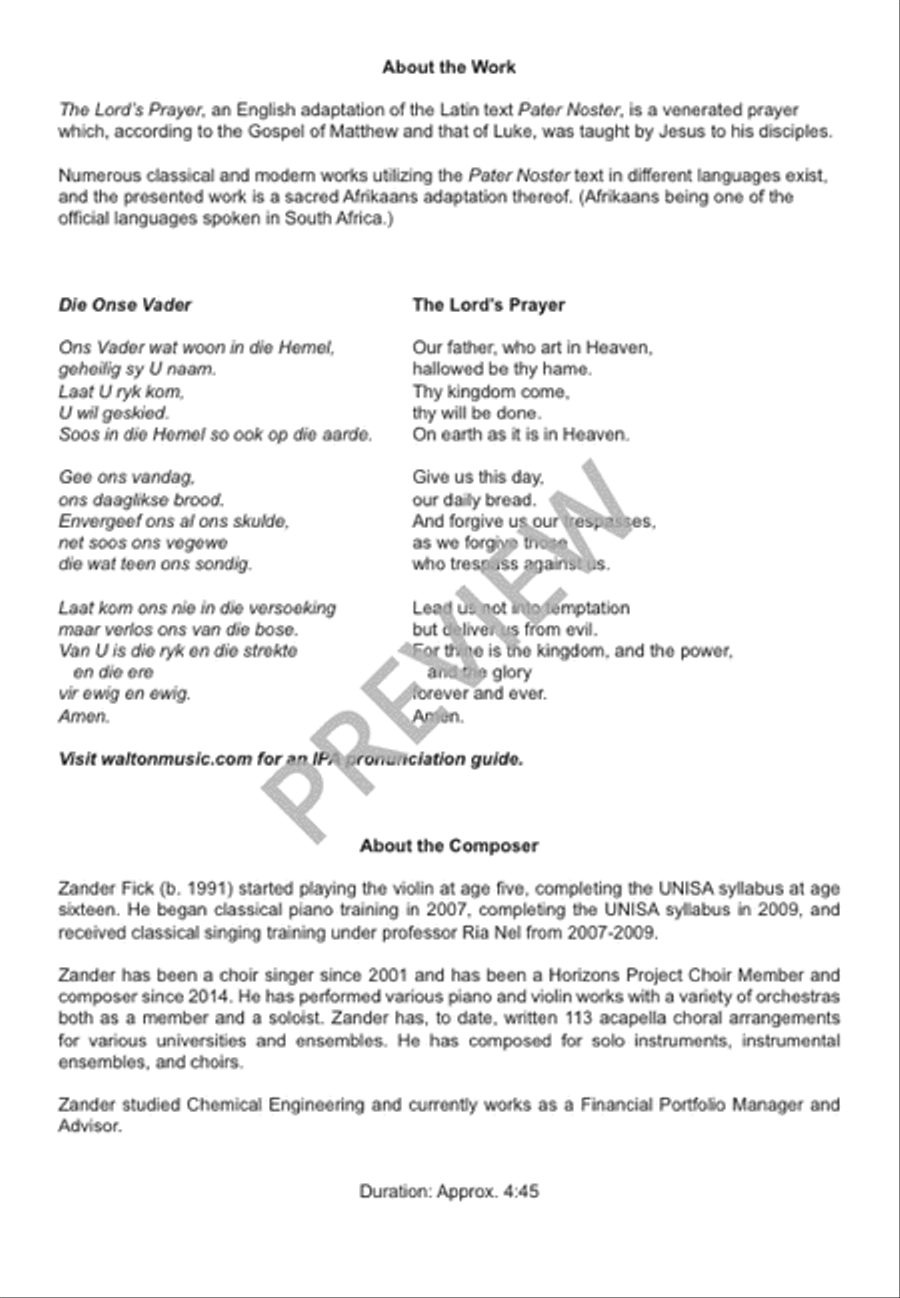 Die Onse Vader Divisi scores gallery preview page 3
