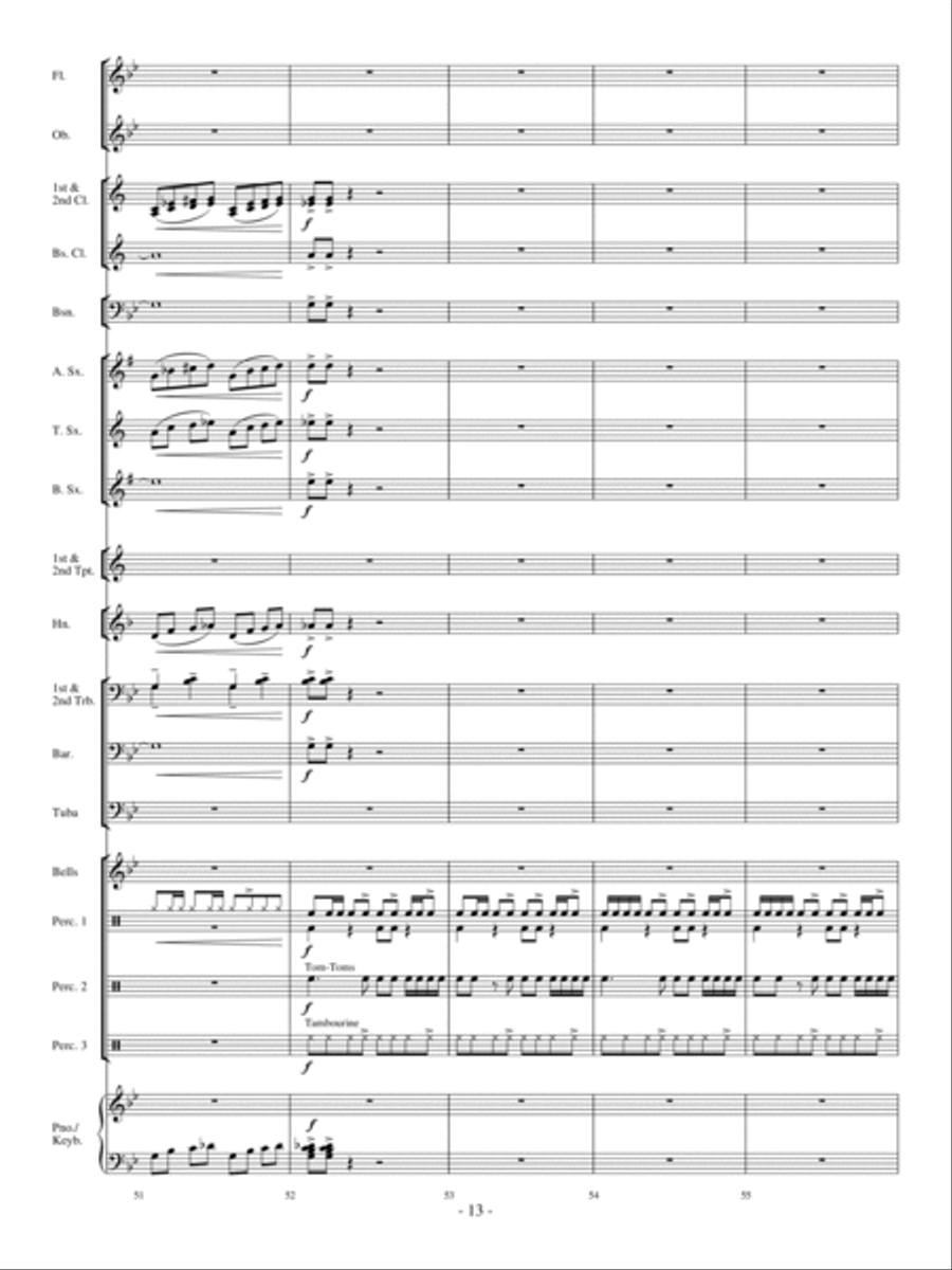 Ghost In The Attic Concert Band scores gallery preview page 12