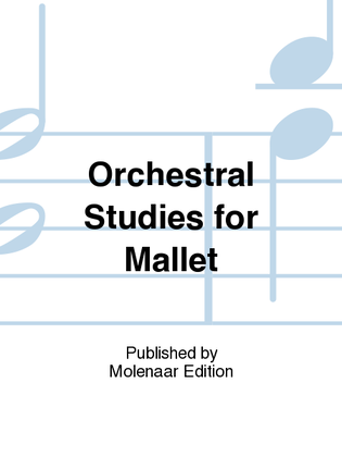 Book cover for Orchestral Studies for Mallet