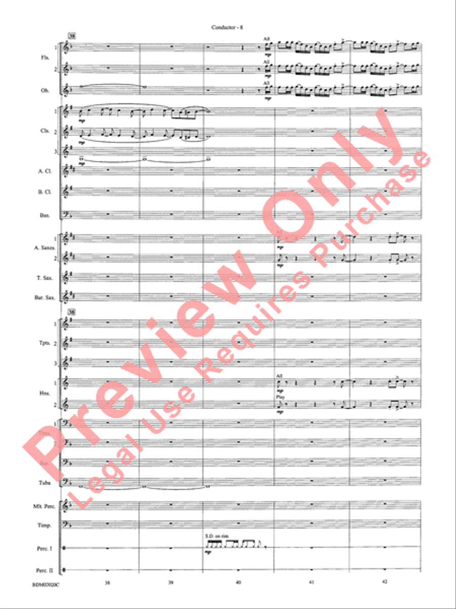 Prairiesong Concert Band scores gallery preview page 11
