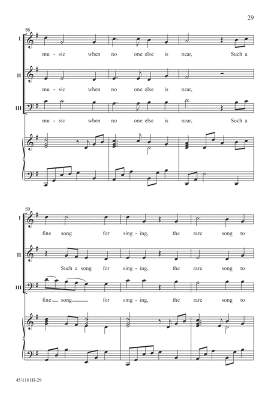 Contemporary Choral Classics 3-Part scores gallery preview page 29