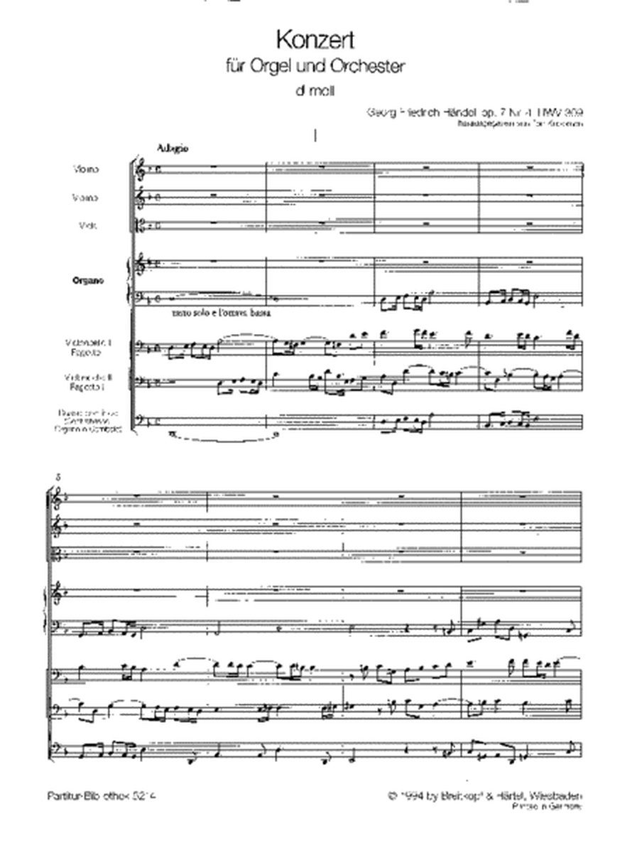 Organ Concerto (No. 10) in D minor Op. 7/4 HWV 309
