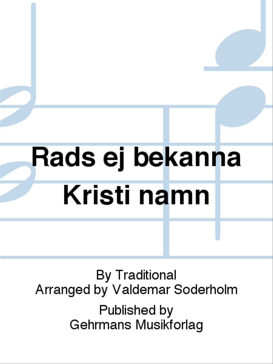 Rads ej bekanna Kristi namn SSA scores gallery preview page 1