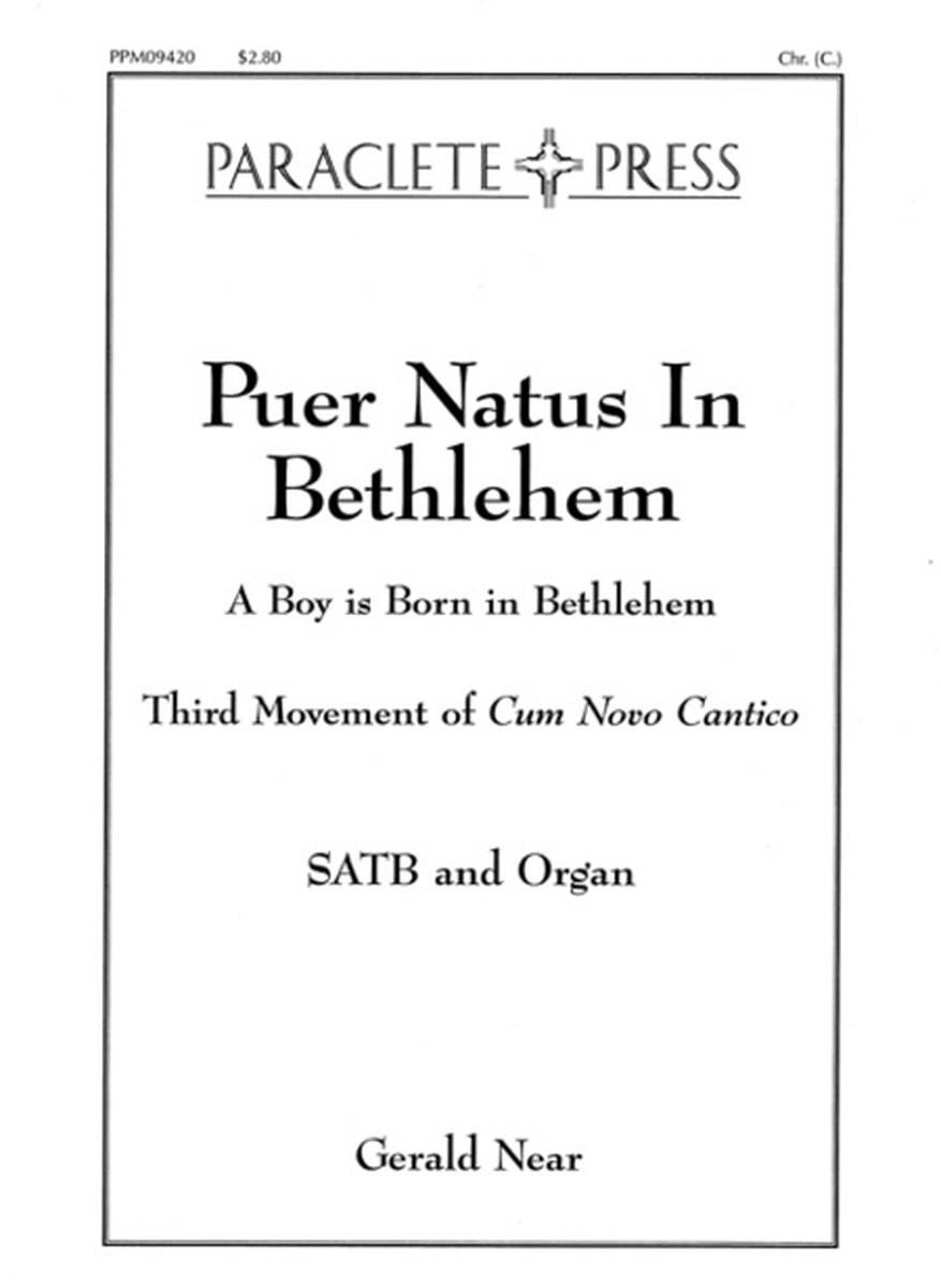 Puer Natus In Bethlehem (3rd mvt. of Cum Novo Cantico) image number null