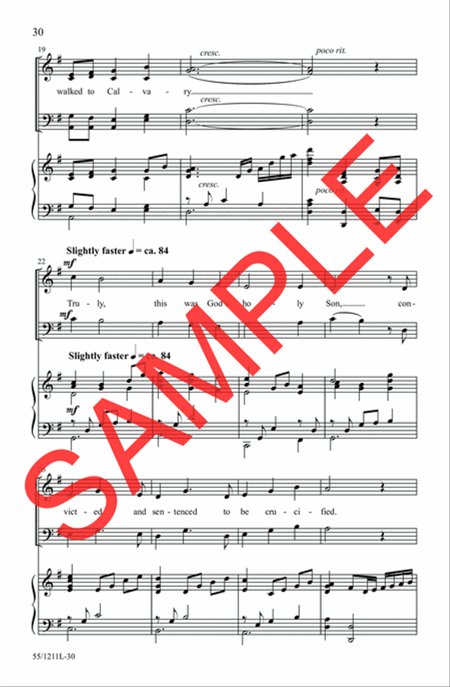 Not My Will, But Yours Not My Will, But Yours 4-Part scores gallery preview page 20