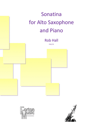 Book cover for Sonatina for Alto Saxophone and Piano