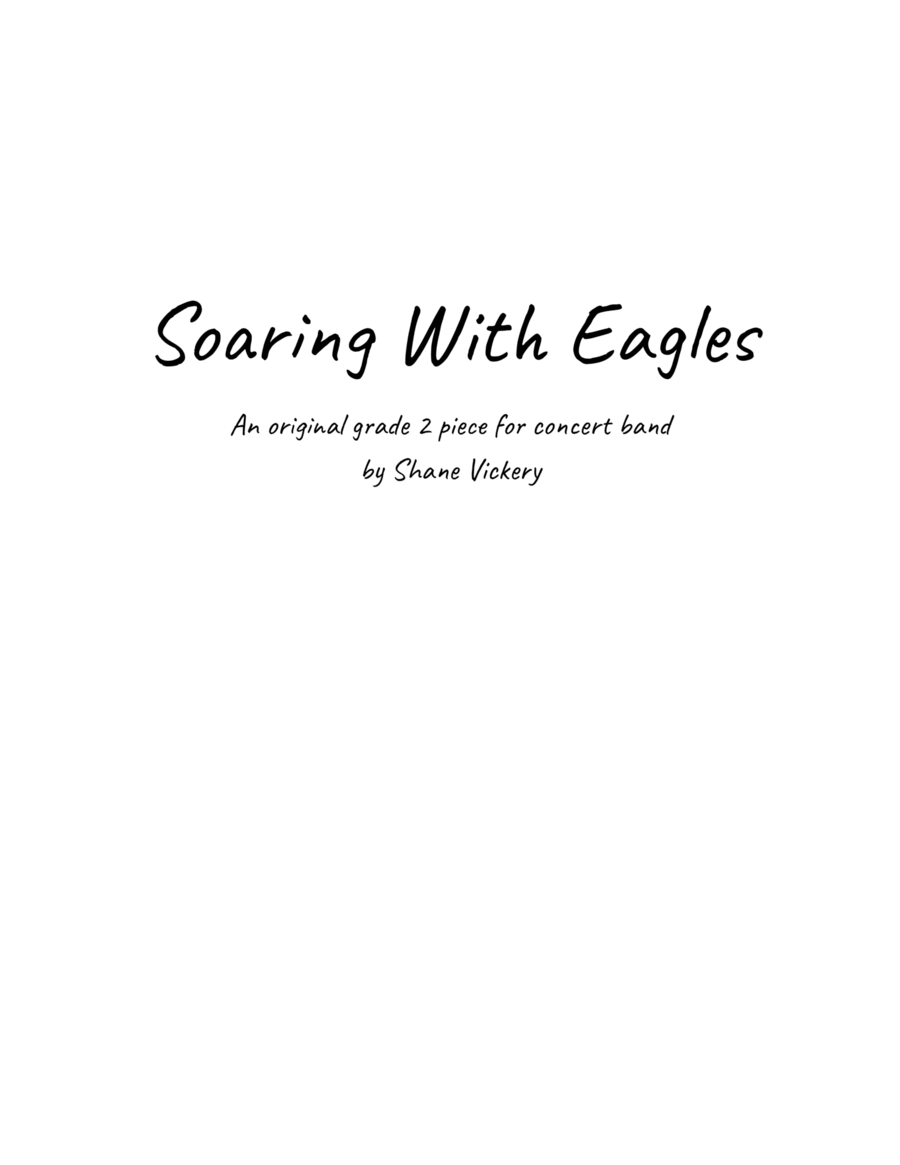 Soaring With Eagles Soaring With Eagles Concert Band scores gallery preview page 1