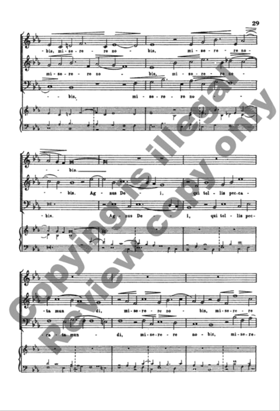 Mass for Three Voices ATB scores gallery preview page 17