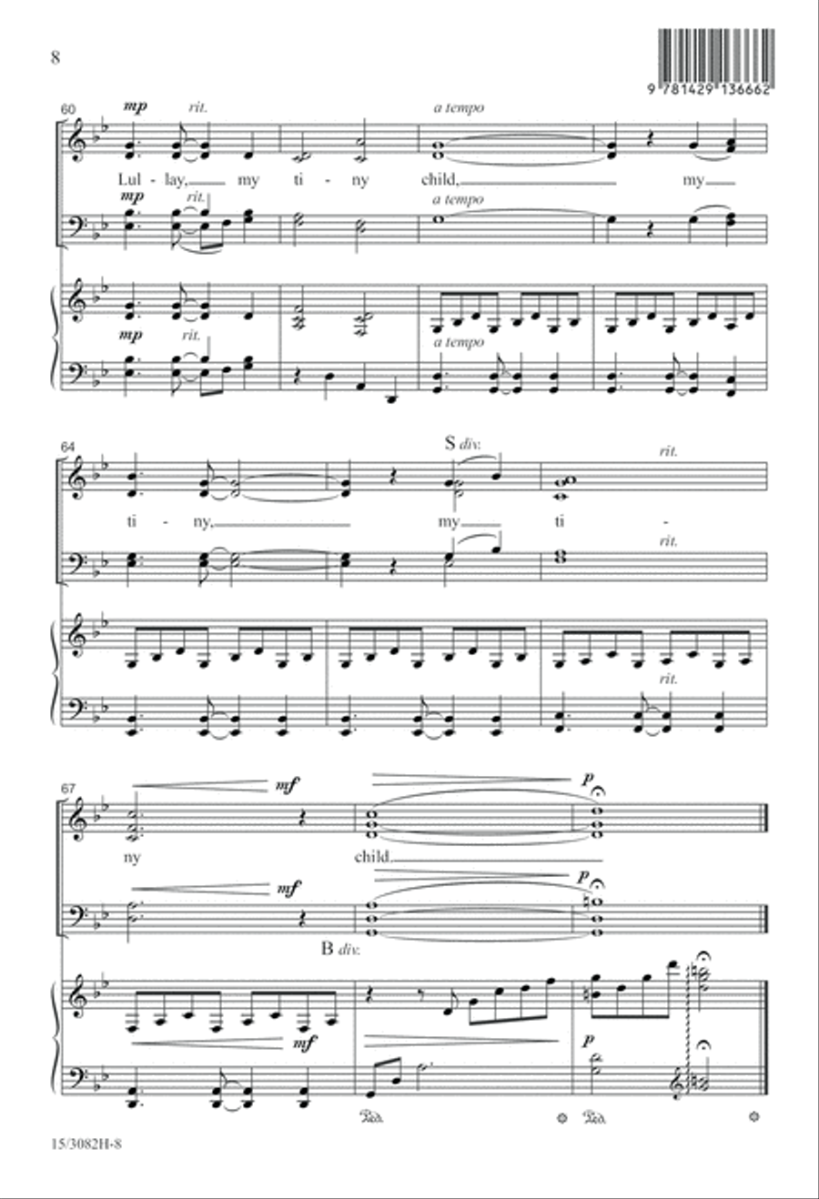 Lully, Lullay Lully, Lullay 4-Part scores gallery preview page 9