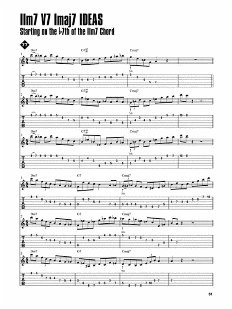 Bebop Licks for Guitar Bebop Licks for Guitar Electric Guitar scores gallery preview page 7