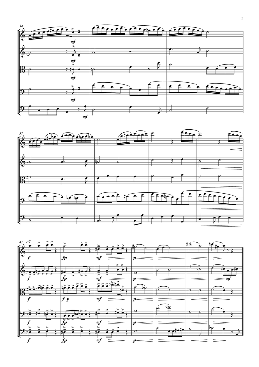 Druscilla Penny String Orchestra scores gallery preview page 5