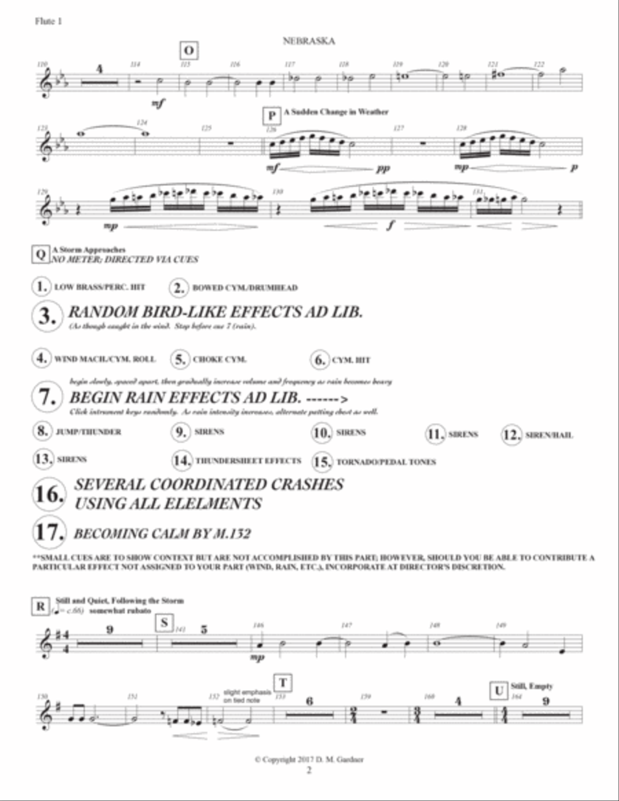 Nebraska - My Heartland (INSTRUMENTAL PARTS) Choir scores gallery preview page 5