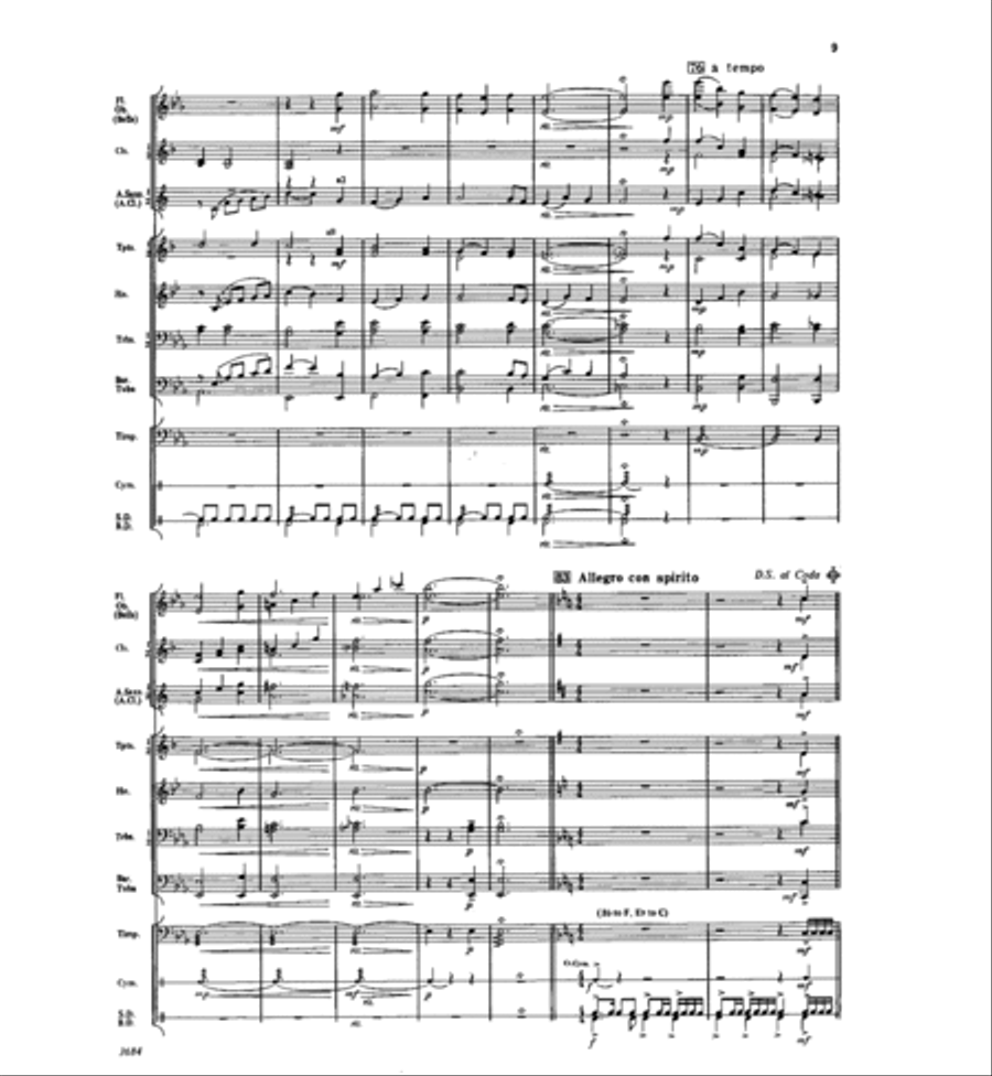 Abington Ridge Concert Band scores gallery preview page 8