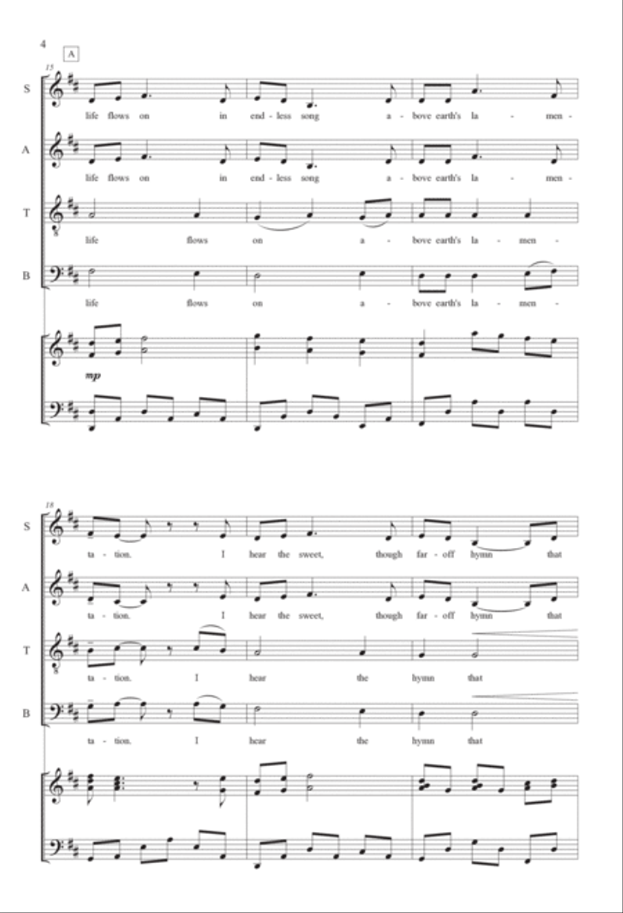 How Can I Keep From Singing 4-Part scores gallery preview page 4