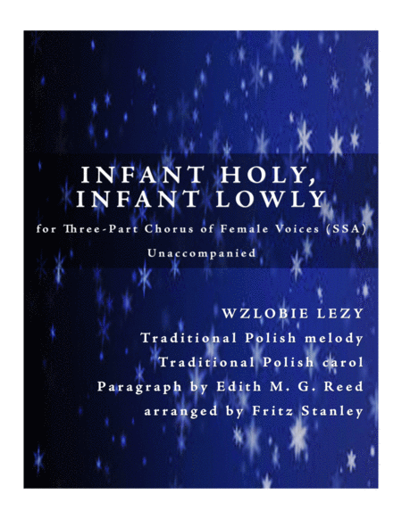 Infant Holy, Infant Lowly - SSA A Cappella image number null