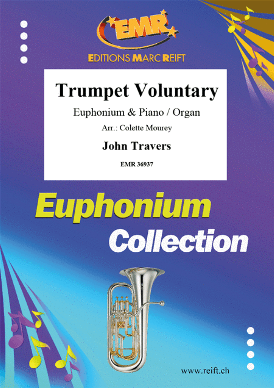 Trumpet Voluntary Euphonium scores gallery preview page 1