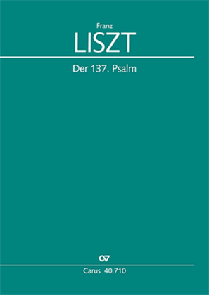 Book cover for Psalm 137 (Der 137. Psalm)