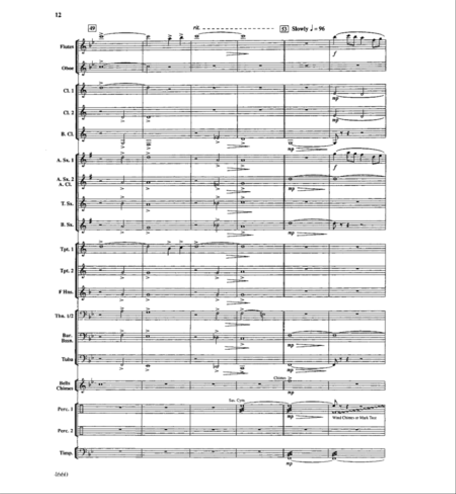 Tribute and Triumph Concert Band scores gallery preview page 11