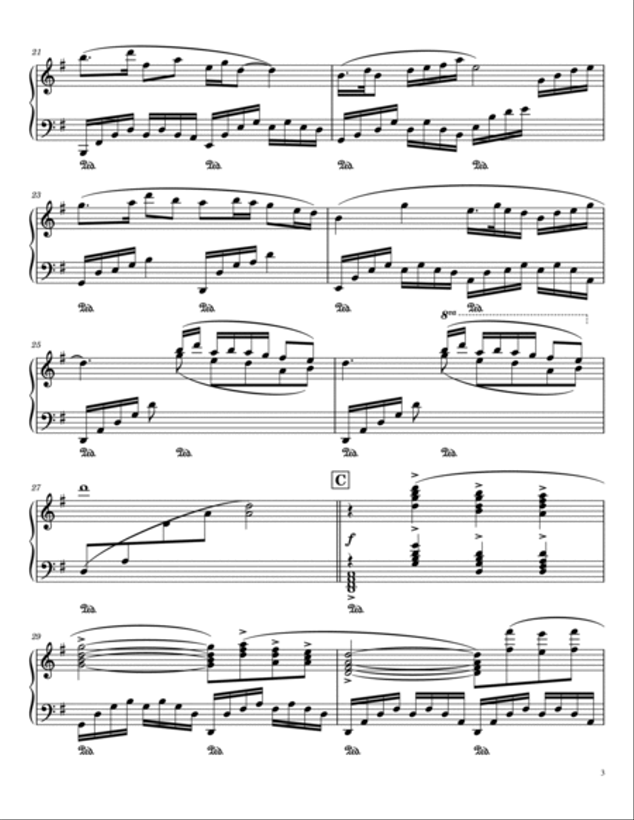 The Butterfly Lovers Piano Solo scores gallery preview page 3