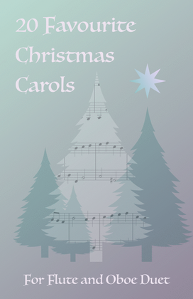 Book cover for 20 Favourite Christmas Carols for Flute and Oboe Duet