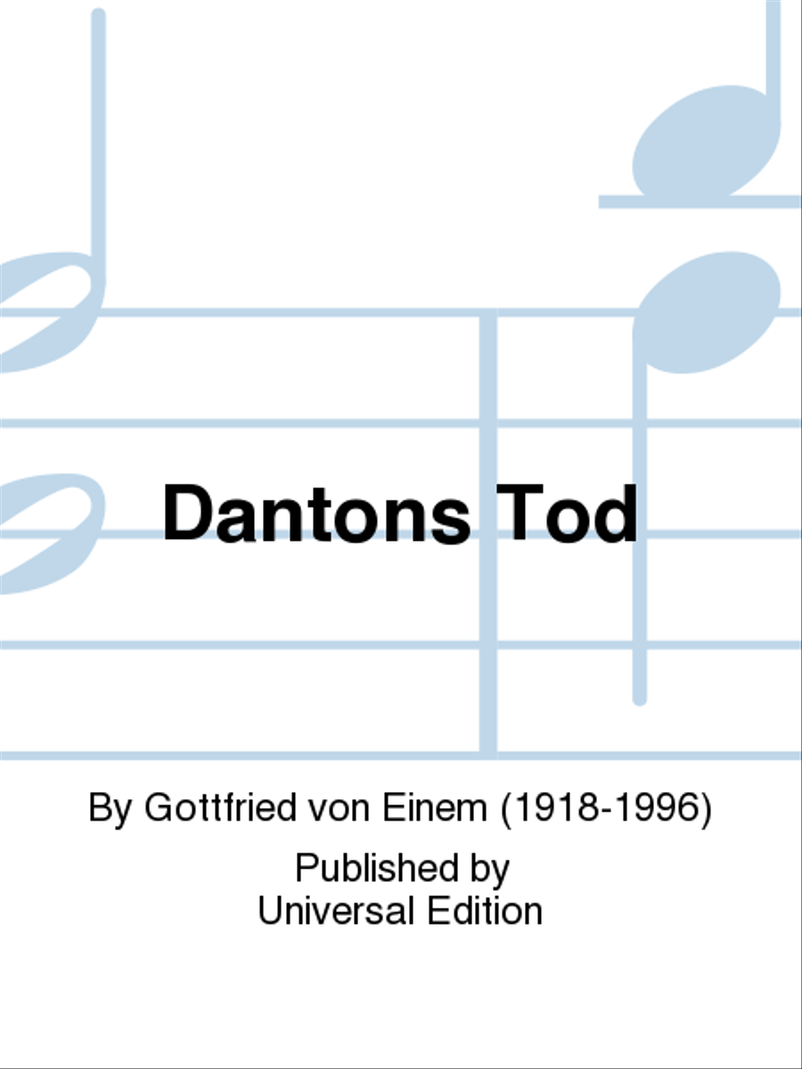 Dantons Tod Dantons Tod Score scores gallery preview page 1