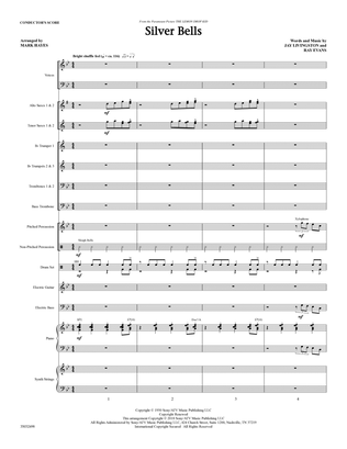 Book cover for Silver Bells (arr. Mark Hayes) - Full Score