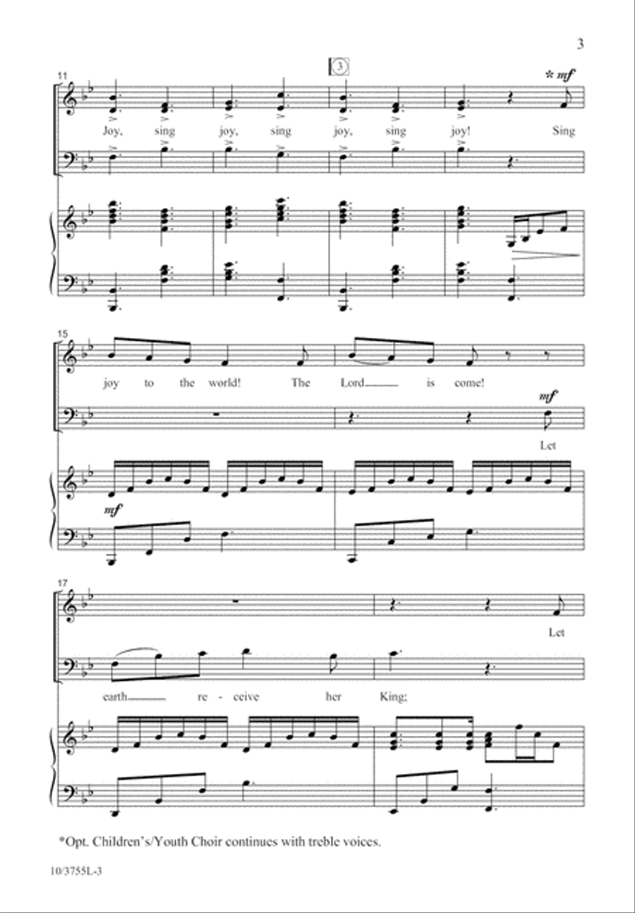 Sing Joy to the World
