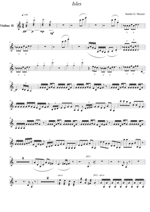 Isles (Violin II part)