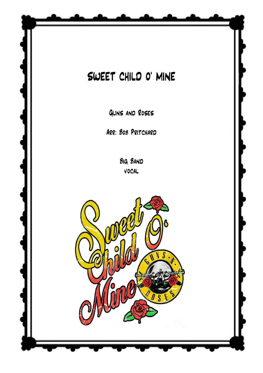 Sweet Child O' Mine Jazz Ensemble scores gallery preview page 1