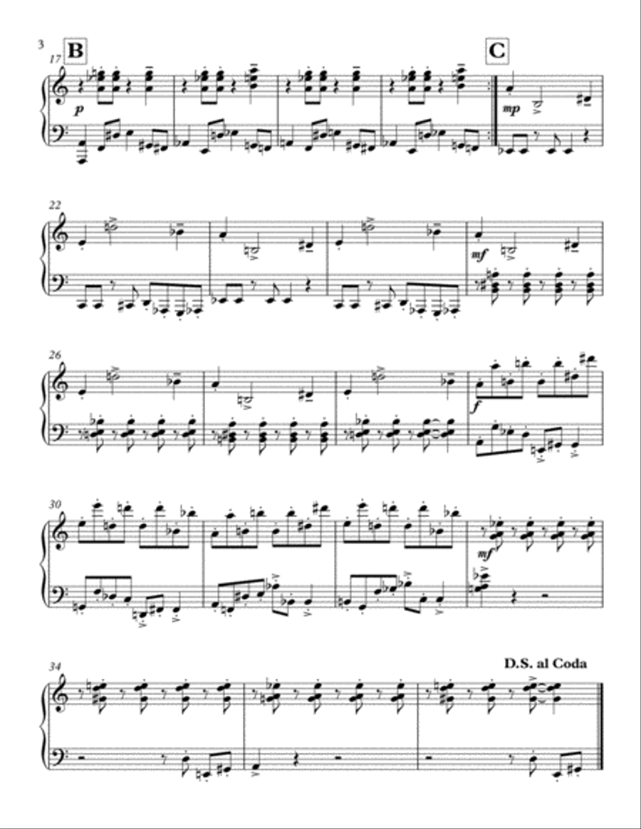 Suite for Piano Piano Solo scores gallery preview page 4