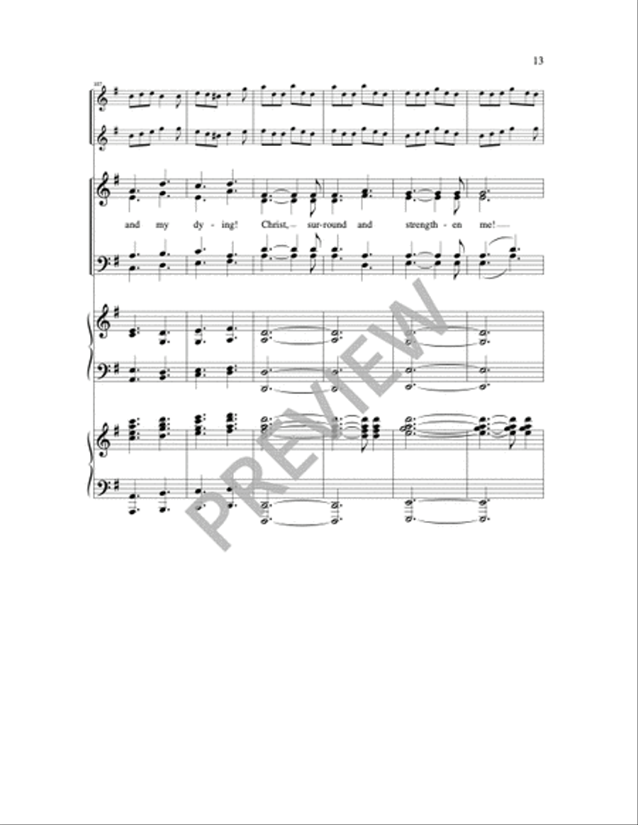 The Lorica of Ballyloughlin 4-Part scores gallery preview page 17