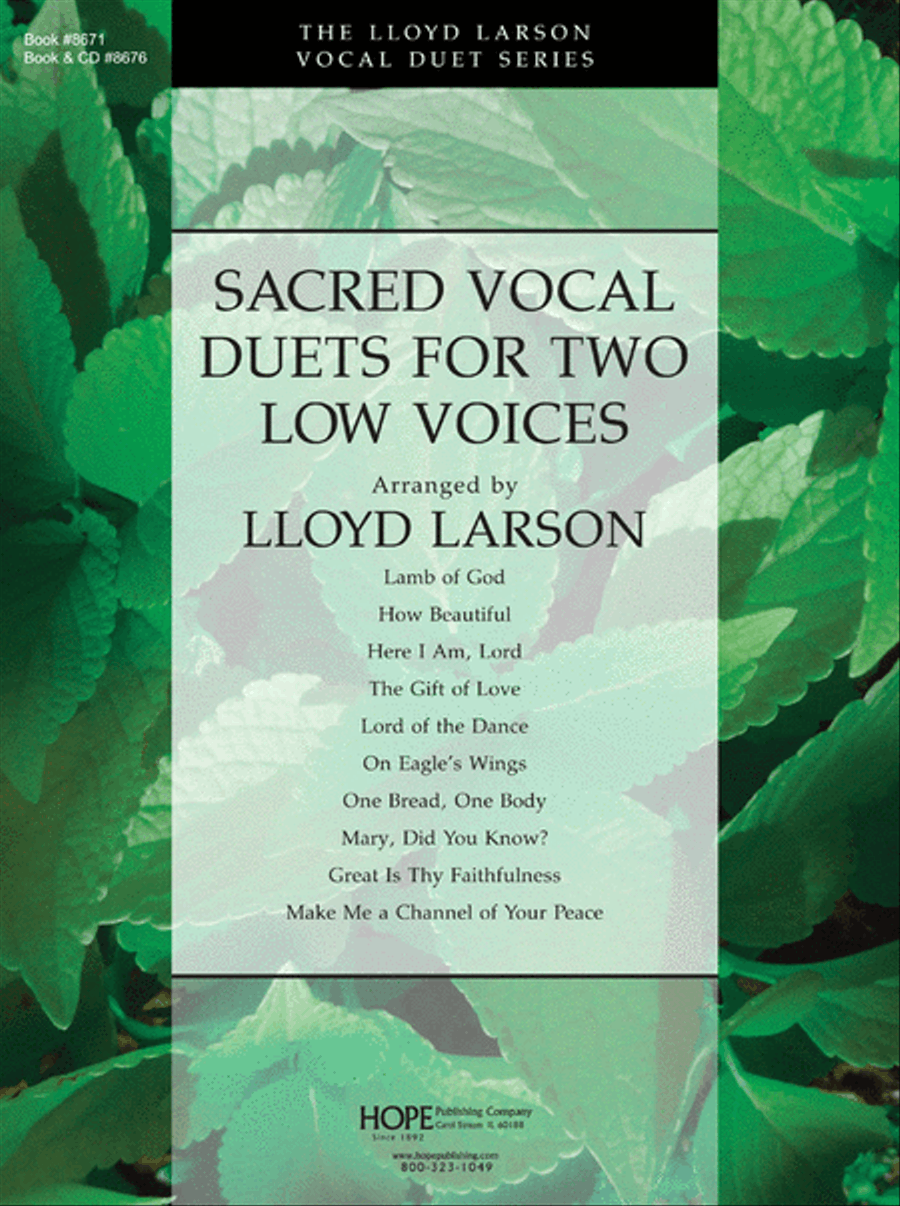 Sacred Vocal Duets for Two Low Voices Low Voice scores gallery preview page 1